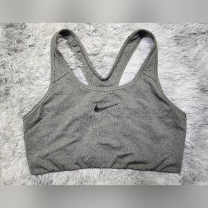 Nike Women's Charcoal Sports Bra Size Large
